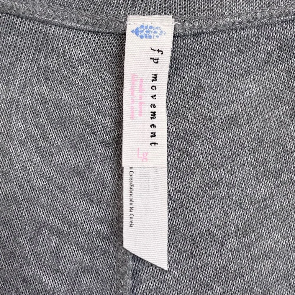 Free People Movement Sweet Flow Ruffle Pant Gray - Picture 6 of 11